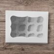 Caja para Reposteria blanca medida 33x25x10. Especial para 12 cupcakes